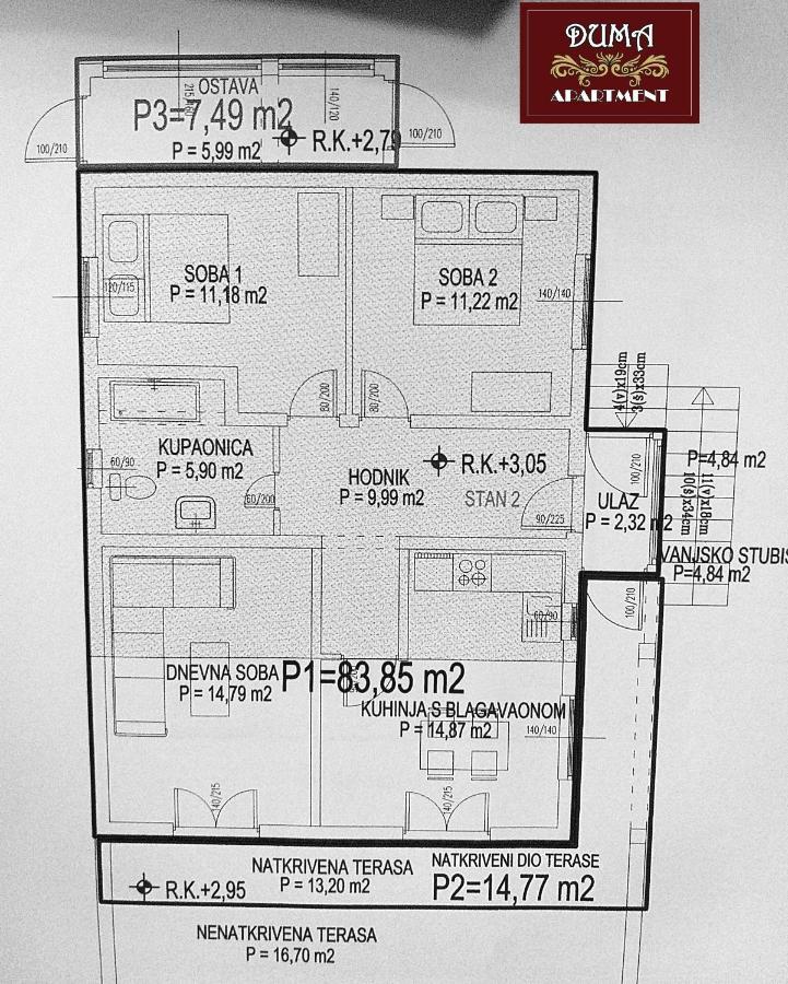Apartment "Duma" โตรกีร์ ภายนอก รูปภาพ